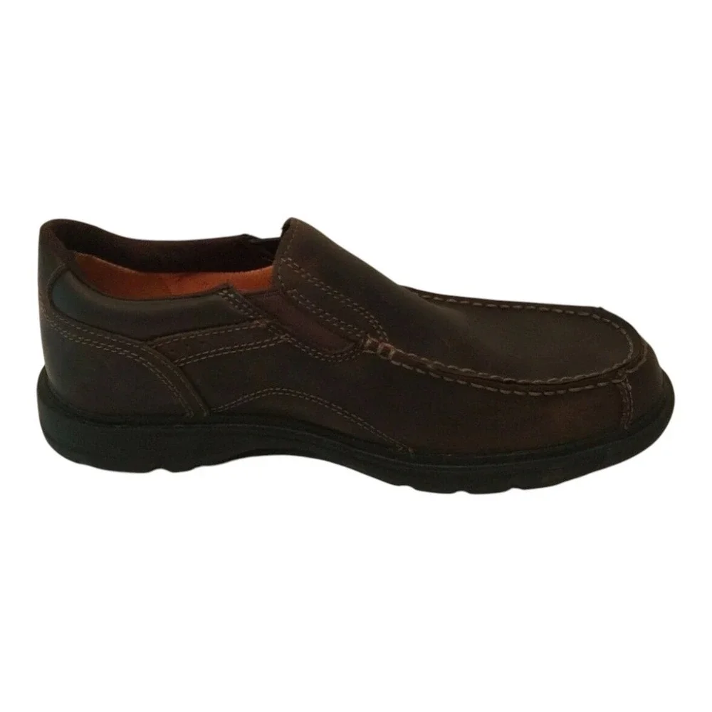 Timberland Men's Richmont Slip On Shoes Size 7 Brown Burnished Leather 5046A